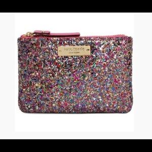 Kate Spade glitter coin purse/small wallet